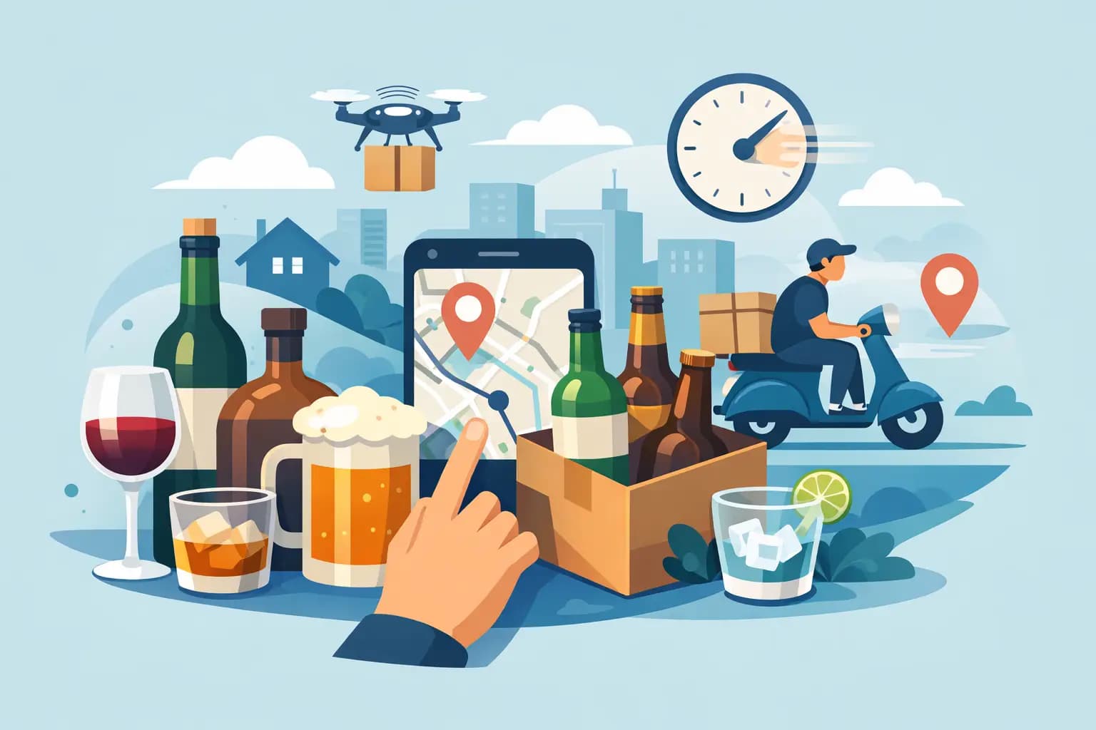 Beer Wine Spirits Delivery Guide That Saves Time