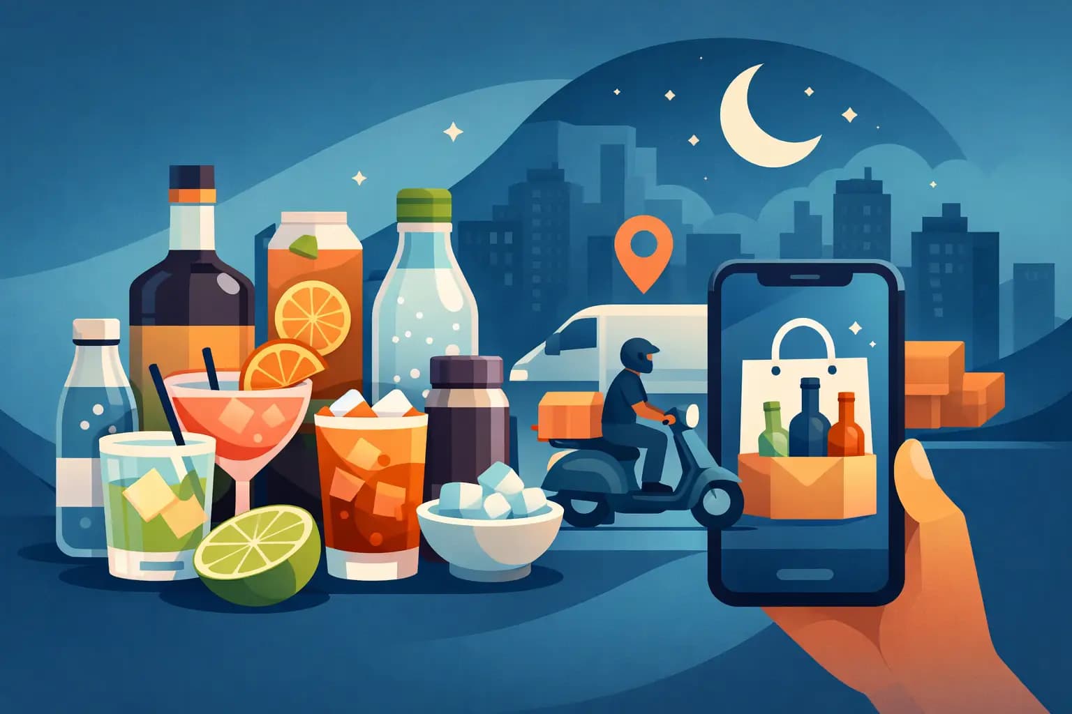 Best Mixers With Alcohol Delivery Tonight