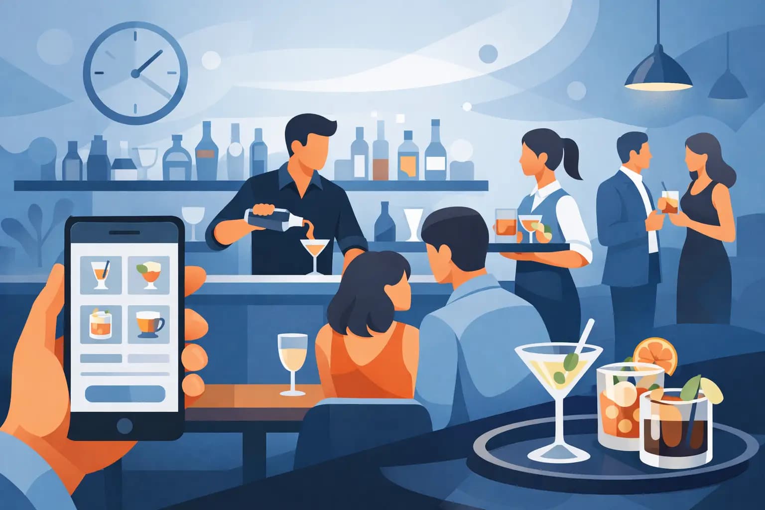 How to Order Party Drinks Without the Rush